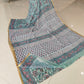 Hand Brush Painted Chiffon Saree with Blouse ( CIA68)