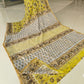 Hand Brush Painted Chiffon Saree with Blouse ( CIA69)