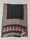 Jaipuri Hand Block Bagru Printed Maheshwari Silk Saree With Blouse (MSS159)