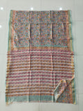 Jaipuri Hand Block Bagru Printed Maheshwari Silk Saree With Blouse (MSS167)
