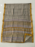 Jaipuri Hand Block Bagru Printed Maheshwari Silk Saree With Blouse (MSS170)