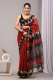 Jaipuri Block Printed Cotton Kota Doriya Saree (CIS162)