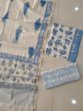 JAIPUR COTTON SUIT WITH CHANDERI DUPPATA (CSS103)
