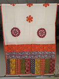 Ajrakh Patch Work And Hand Mirror Work Dupatta  (ACSY4)
