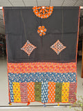 Ajrakh Patch Work And Hand Mirror Work Dupatta  (ACSY8)