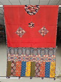 Ajrakh Patch Work And Hand Mirror Work Dupatta  (ACSY10)