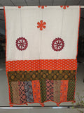 Ajrakh Patch Work And Hand Mirror Work Dupatta  (ACSY19)