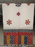 Ajrakh Patch Work And Hand Mirror Work Dupatta  (ACSY21)