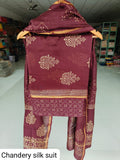 Jaipuri Block Printed Chanderi Silk Suits (CIN98)