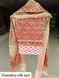 Jaipuri Block Printed Chanderi Silk Suits (CIN97)