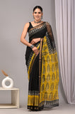 Jaipuri Block Printed Cotton Kota Doriya Saree (CIS166)