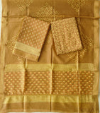 JAIPURI HAND BLOCK PRINTED MAHESHWARI SILK SUIT WITH SILK DUPPATA (MSD114)