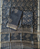 JAIPURI HAND BLOCK PRINTED MAHESHWARI SILK SUIT WITH SILK DUPPATA (MSD121)