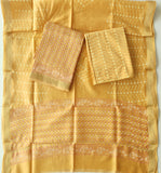 JAIPURI HAND BLOCK PRINTED MAHESHWARI SILK SUIT WITH SILK DUPPATA (MSD126)