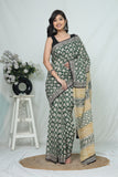 Jaipur Cotton Mulmul Saree (CMS222)