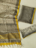 HAND BLOCK PRINTED KOTA DORIYA SUIT WITH KOTA DORIYA DUPPATA (FKS140)