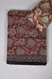 HAND BLOCK BAGRU PRINTED KOTA DORIYA SAREE WITH MULMUL BLOUSE (KDS112)