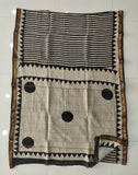 Jaipuri Hand Block Bagru Printed Maheshwari Silk Saree With Blouse (MSS182)