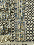 )Vanaspati Ajrakh Hand Block Printed Suits Modal Silk Fabric (CIT119)