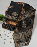 PRIMIUM JAIPURI COTTON SUIT WITH ORGANZA SILK DUPPATA (COS75)