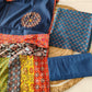 Ajarkh  Print Suit Pcs With Patch Work And Mirror Work Dupatta (ASW09)