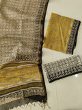 HAND BLOCK PRINTED KOTA DORIYA SUIT WITH KOTA DORIYA DUPPATA (FKS166)