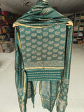 Jaipuri Block Printed Chanderi Silk Suits (CIN106)