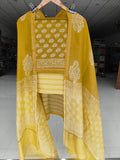 Jaipuri Block Printed Chanderi Silk Suits (CIN105)