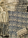 HAND BLOCK PRINTED COTTON 3-PIS SUIT WITH MULMUL DUPPATA (CMS162)