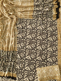HAND BLOCK PRINTED COTTON 3-PIS SUIT WITH MULMUL DUPPATA (CMS168)