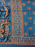 )Vanaspati Ajrakh Hand Block Printed Suits Modal Silk Fabric (CIT133)