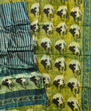 Vanaspati Ajrakh Hand Block Printed Suits Modal Silk Fabric (CIT136)