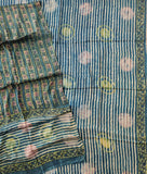 Vanaspati Ajrakh Hand Block Printed Suits Modal Silk Fabric (CIT138)