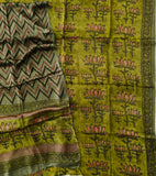 Vanaspati Ajrakh Hand Block Printed Suits Modal Silk Fabric (CIT140)