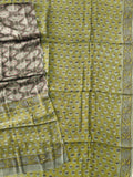 Vanaspati Ajrakh Hand Block Printed Suits Modal Silk Fabric (CIT139)