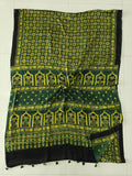 HAND BLOCK PRINTED AJRAKH MODAL SILK SAREE (CIG163)