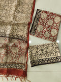 JAIPURI BLOCK PRINTED COTTON SUIT WITH KOTA DUPPATA (CKS161)