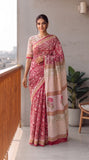 Premium Hand-Block Printed Jaipuri Georgette Sarees (LHI11)