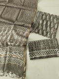HAND BLOCK PRINTED KOTA DORIYA SUIT WITH KOTA DORIYA DUPPATA (FKS170)