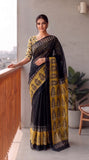 HAND BLOCK BAGRU PRINTED KOTA DORIYA SAREE WITH MULMUL BLOUSE (KDS127)