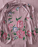 HAND BLOCK PRINTED COTTON 3-PIS SUIT WITH MULMUL DUPPATA (CMS193)