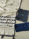 Ajarkh  Print Suit Pcs With Patch Work And Mirror Work Dupatta (ASC55)