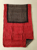 HAND BLOCK PRINTED  BANDHEJ AJRAKH MODAL SILK SAREE (CIX17)