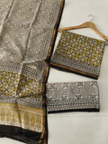 Jaipuri Block Printed Chanderi Silk Suits (CIN109)