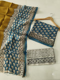 Jaipuri Block Printed Chanderi Silk Suits (CIN112)