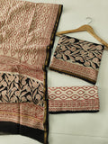 Jaipuri Block Printed Chanderi Silk Suits (CIN118)