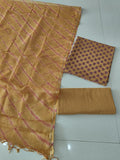 JAIPURI BLOCK PRINTED COTTON SUIT WITH KOTA DUPPATA (CKS171)