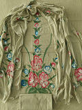 HAND BLOCK PRINTED COTTON 3-PIS SUIT WITH MULMUL DUPPATA (CMS200)
