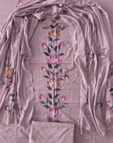 HAND BLOCK PRINTED COTTON 3-PIS SUIT WITH MULMUL DUPPATA (CMS199)