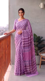 Premium Hand-Block Printed Jaipuri Georgette Sarees (LHI18)